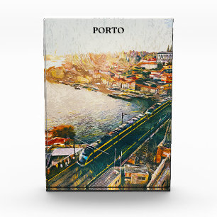 Prachtig Porto Portugal olieverfschilderij Fotoblokken