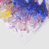 Prachtig portret Schilderen van een Abstracte vrou Tissuepapier (Detail)