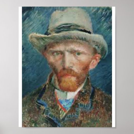 Prachtig portret van Van Gogh Poster (Voorkant)
