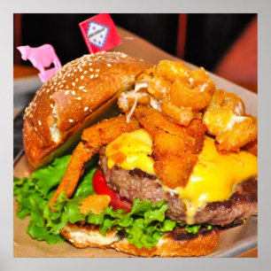 Prachtig Poster van de Cheeseburger