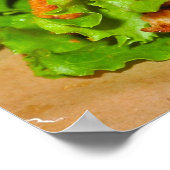 Prachtig Poster van de Cheeseburger (Hoek)