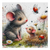 Prachtig, poster van de muis (Voorkant)