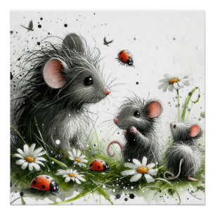 Prachtig, poster van de muis