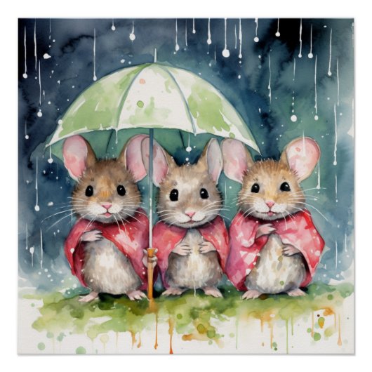Prachtig, poster van de muis (Voorkant)