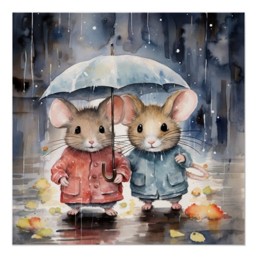 Prachtig, poster van de muis (Voorkant)