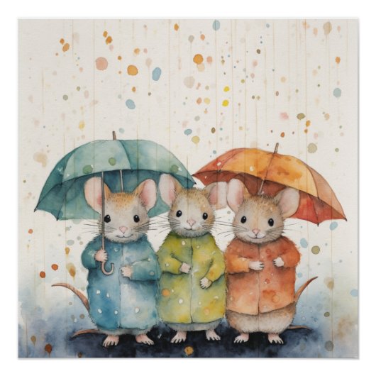 Prachtig, poster van de muis (Voorkant)