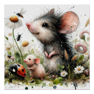 Prachtig, poster van de muis