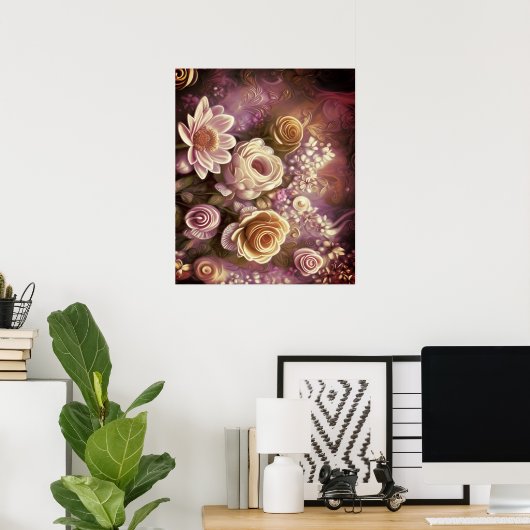 Prachtig Poster van het acrylventilatorpatroon (Thuiskantoor)
