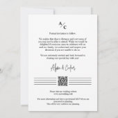 Prachtig prachtig paar swingende NY Park bruiloft Save The Date (Achterkant)