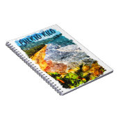 Prachtig Puerto Rico Waterverf strand Notitieboek (Rechterzijde)