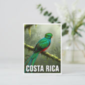 Prachtig Quetzal Monteverde-nevelwoud Briefkaart (Staand voorkant)