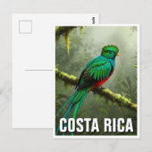 Prachtig Quetzal Monteverde-nevelwoud Briefkaart (Voorkant / Achterkant)