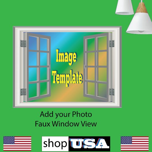 Prachtig raam 🖼️ Fab Fun Creëer van jezelf Canvas Afdruk