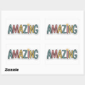 Prachtig Rechthoekige Sticker (Vel)