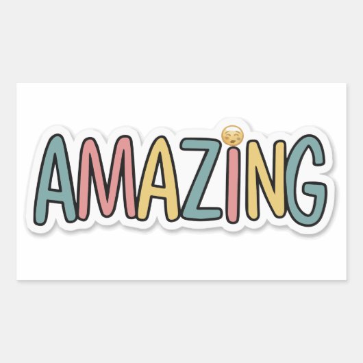 Prachtig Rechthoekige Sticker (Voorkant)