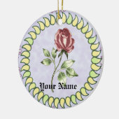Prachtig Red Rose ornament (Links)