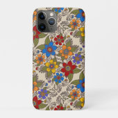 Prachtig Retro Folk Art Floral Design Case-Mate iPhone Case (Achterkant)