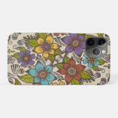 Prachtig Retro Folk Art Floral Design Case-Mate iPhone Case (Achterkant (horizontaal))