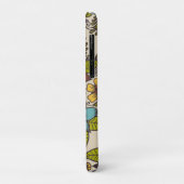 Prachtig Retro Folk Art Floral Design Case-Mate iPhone Case (Achterkant/links)