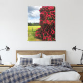 Prachtig Rhododendron en Schilderachtig Uitzicht i Canvas Afdruk (Insitu (Slaapkamer))