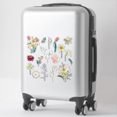 Prachtig romantisch lentebloem collectie. sticker (Koffer)