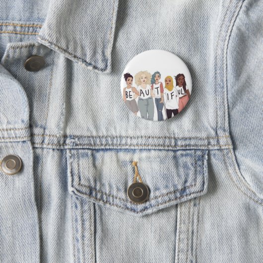 prachtig ronde button 5,7 cm (In situ)