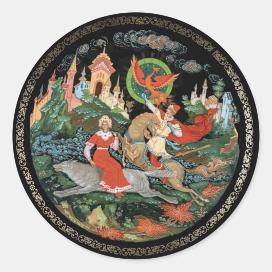 prachtig ronde sticker (Voorkant)