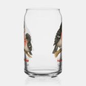 Prachtig Roos Borstbreek Blikvorm Glas (Rechts)