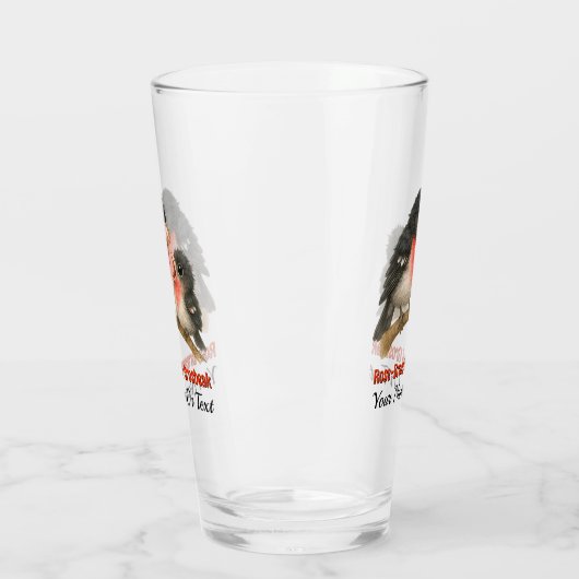 Prachtig Roos Borstbreek Glas (Links)