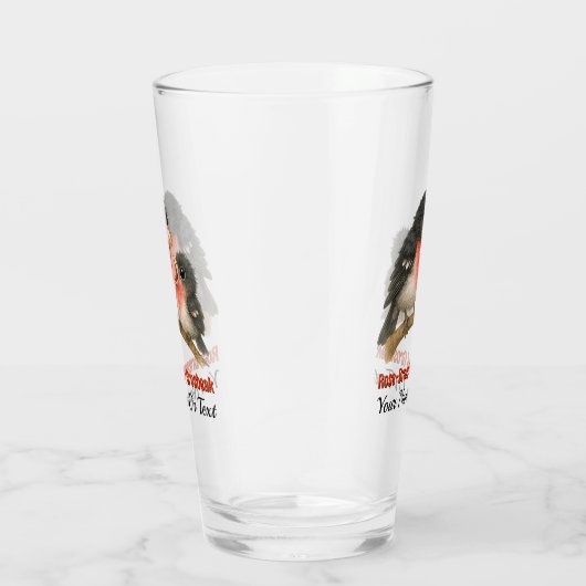 Prachtig Roos Borstbreek Glas (Rechts)