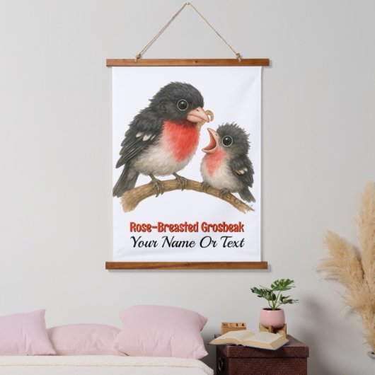 Prachtig Roos Borstbreek Hangend Wandkleed (Slaapkamer)