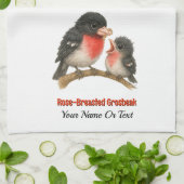 Prachtig Roos Borstbreek Theedoek (Gevouwen)