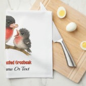 Prachtig Roos Borstbreek Theedoek (Quarter Fold)