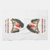 Prachtig Roos Borstbreek Theedoek (Horizontaal)