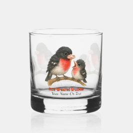 Prachtig Roos Borstbreek Whisky Glas