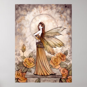 Prachtig Roos Fairy Poster van Molly Harrison