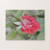 Prachtig Roos in Natuur Flower Art Puzzle Legpuzzel (Horizontaal)