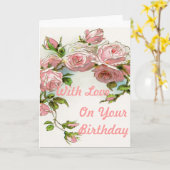 Prachtig Roos Kaart (Gele Bloem)