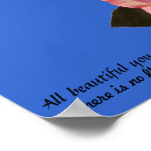 Prachtig Roos Poster (Hoek)