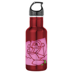 Prachtig Roos Trio Water Fles- Waterfles