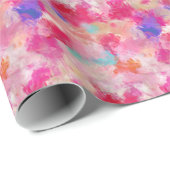 Prachtig Roze Abstract Cadeaupapier (Rol Hoek)