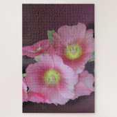 Prachtig roze bloemig legpuzzel (Verticaal)