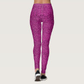 Prachtig roze glitterpatroon leggings (Achterkant)