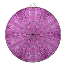 Prachtig roze meisje Lace Kaleidoscope Patroon Dartbord