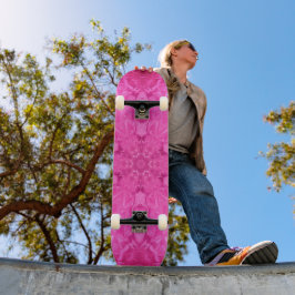 Prachtig roze meisje Lace Kaleidoscope Patroon Persoonlijk Skateboard
