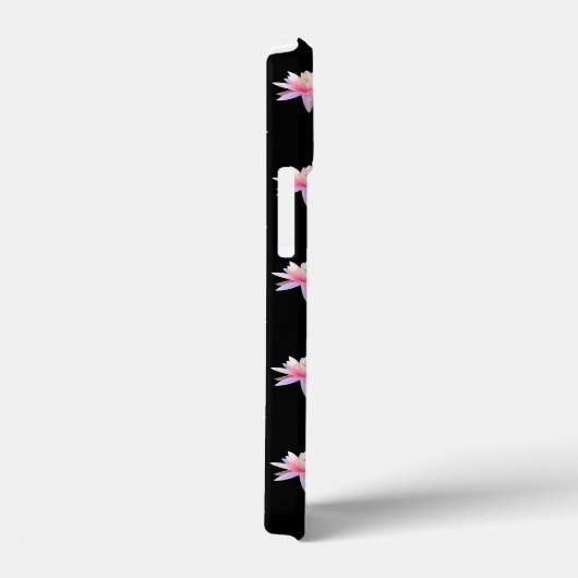 Prachtig roze witte Lotus Flower Pattern Case-Mate iPhone Case (Achterkant / Rechts)