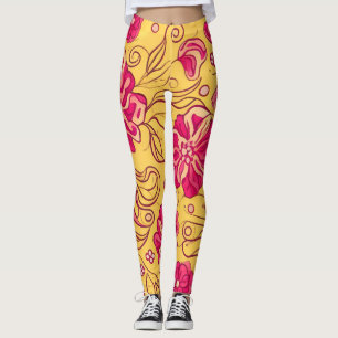 Prachtig roze zwembad leggings