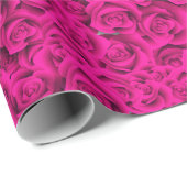 Prachtig Rozen patroon Cadeaupapier (Rol Hoek)