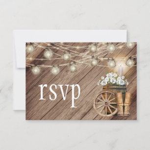 Prachtig rustiek houten vat - RSVP Kaartje