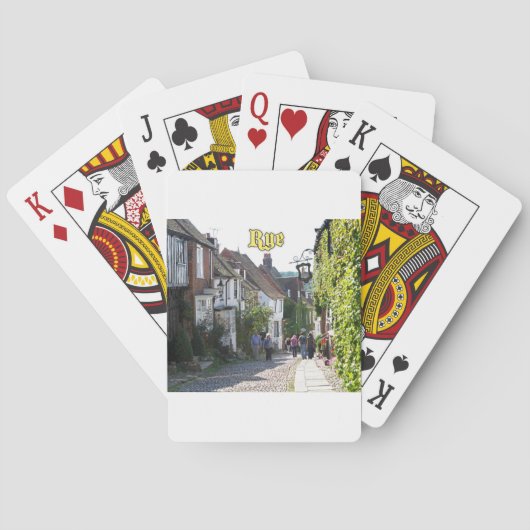 Prachtig! Rye England Pokerkaarten (Achterkant)